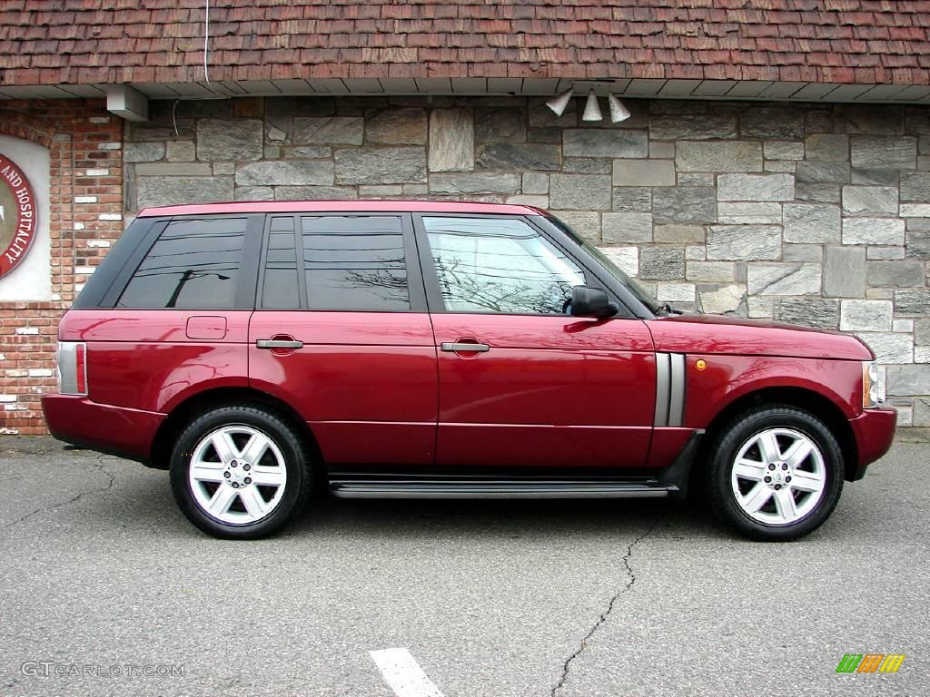 2004 Range Rover HSE - Alveston Red Metallic / Sand/Jet Black photo #4