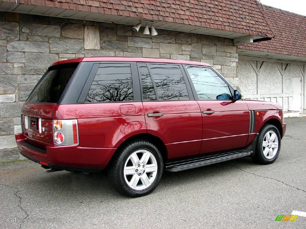 2004 Range Rover HSE - Alveston Red Metallic / Sand/Jet Black photo #5