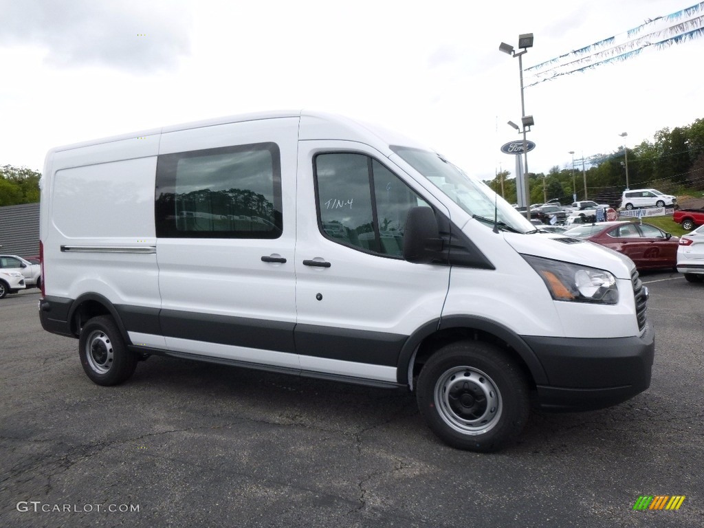 2017 Transit Van 250 MR Long - Oxford White / Pewter photo #1
