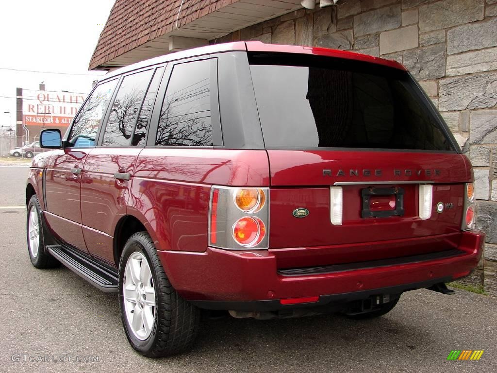 2004 Range Rover HSE - Alveston Red Metallic / Sand/Jet Black photo #13