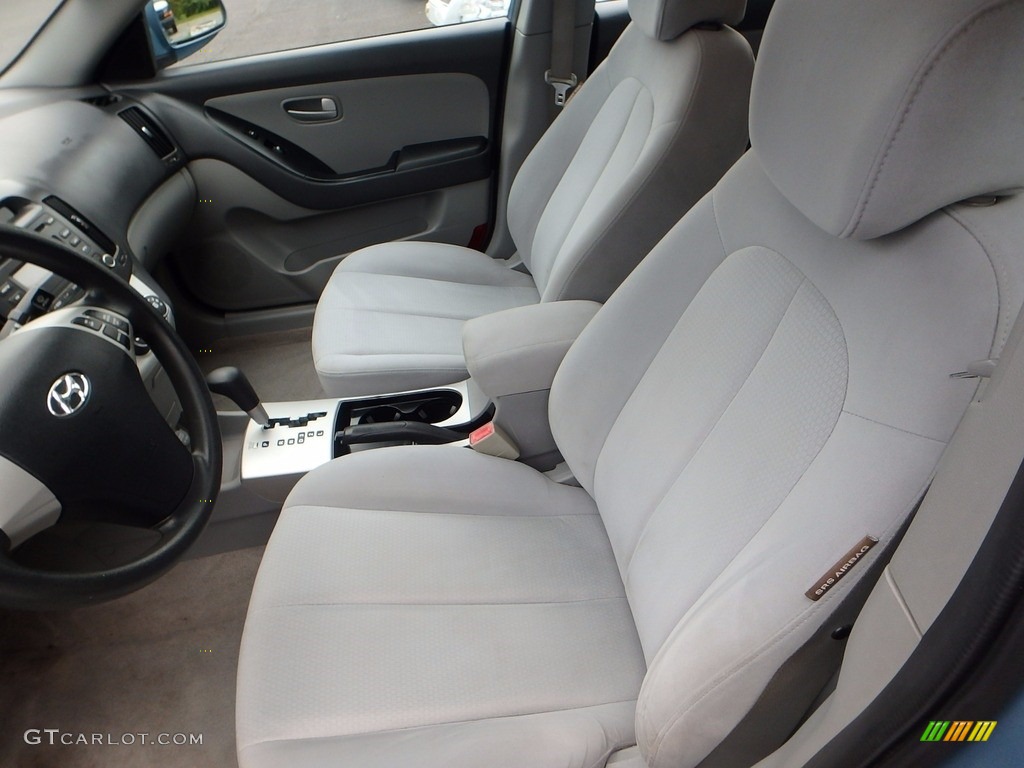 2007 Elantra GLS Sedan - Seattle Light Blue / Gray photo #8