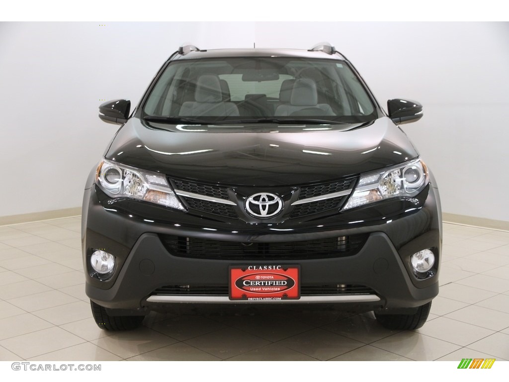 2014 RAV4 XLE AWD - Black / Ash photo #2
