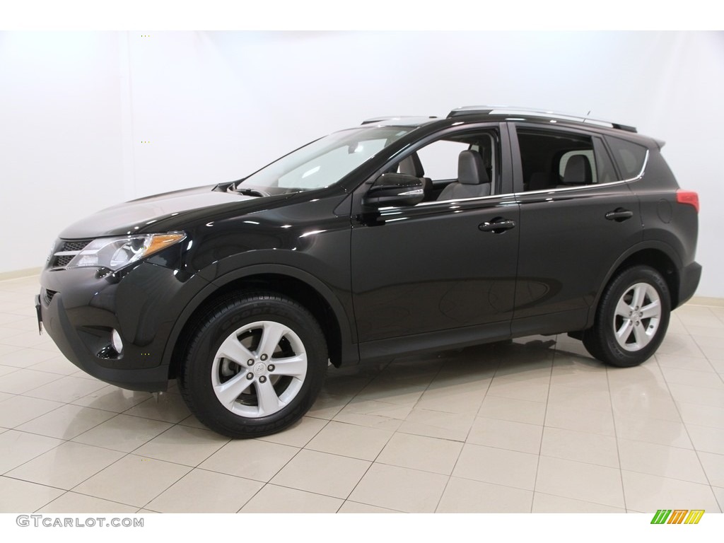 2014 RAV4 XLE AWD - Black / Ash photo #3
