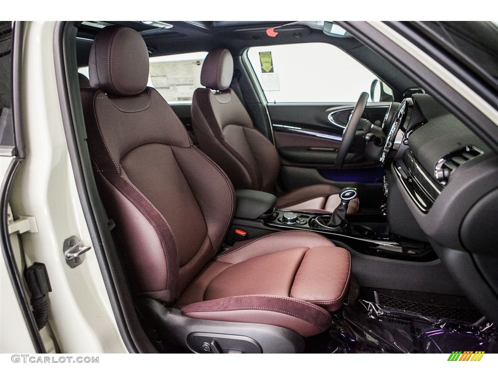 Cross Punch Leather/Pure Burgundy Interior 2017 Mini Clubman Cooper S ALL4 Photo #116053198