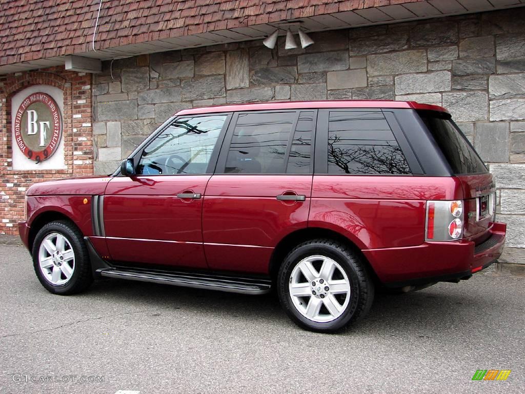 2004 Range Rover HSE - Alveston Red Metallic / Sand/Jet Black photo #16