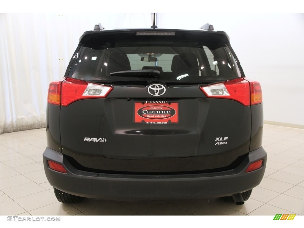 2014 RAV4 XLE AWD - Black / Ash photo #15