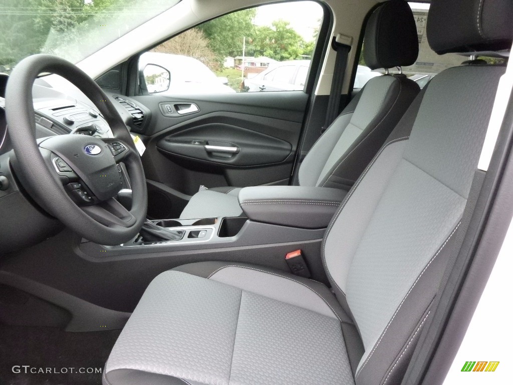 Charcoal Black Interior 2017 Ford Escape SE 4WD Photo #116053486