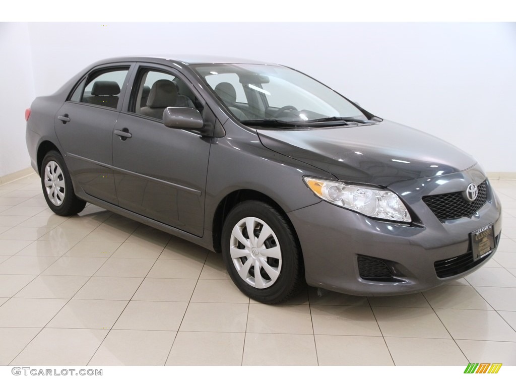 2010 Corolla LE - Magnetic Gray Metallic / Ash photo #1