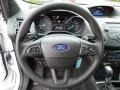 Charcoal Black 2017 Ford Escape SE 4WD Steering Wheel