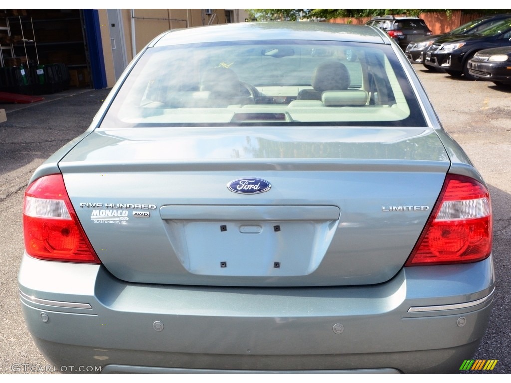 2005 Five Hundred Limited AWD - Titanium Green Metallic / Pebble Beige photo #7