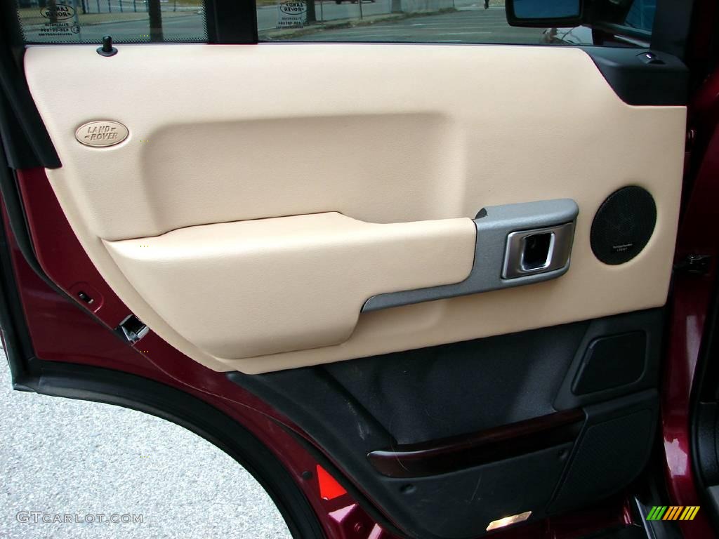2004 Range Rover HSE - Alveston Red Metallic / Sand/Jet Black photo #35