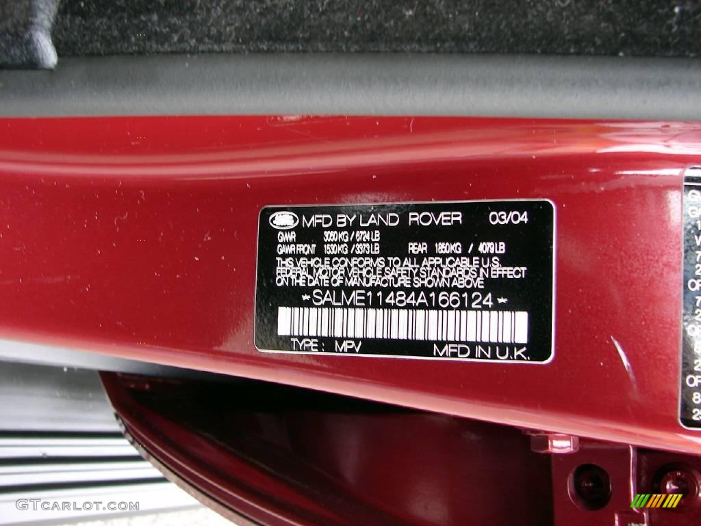 2004 Range Rover HSE - Alveston Red Metallic / Sand/Jet Black photo #41