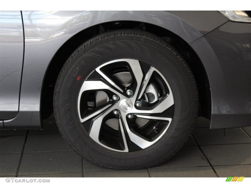 2017 Accord LX Sedan - Modern Steel Metallic / Gray photo #2