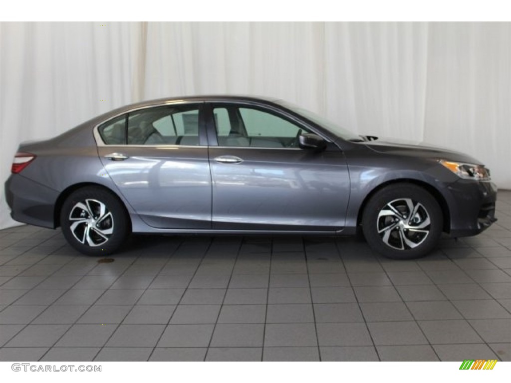 2017 Accord LX Sedan - Modern Steel Metallic / Gray photo #3