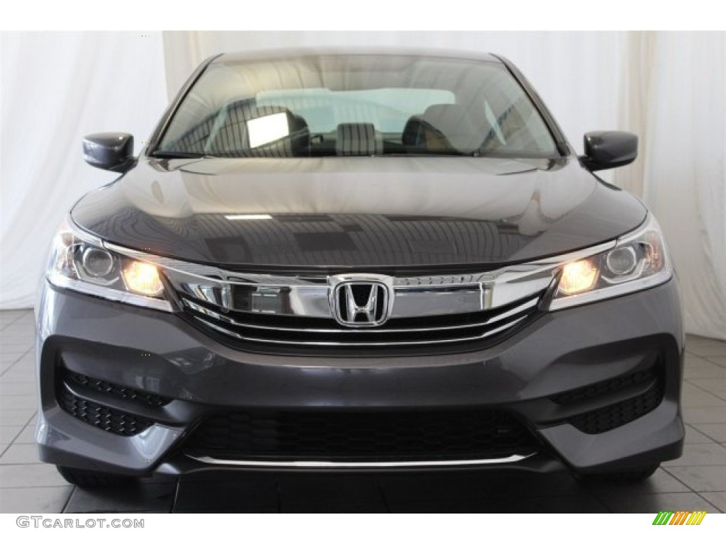 2017 Accord LX Sedan - Modern Steel Metallic / Gray photo #4