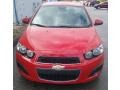 2012 Victory Red Chevrolet Sonic LS Sedan  photo #2