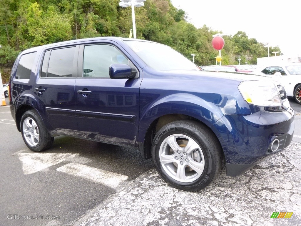 Obsidian Blue Pearl 2015 Honda Pilot EX-L 4WD Exterior Photo #116058571