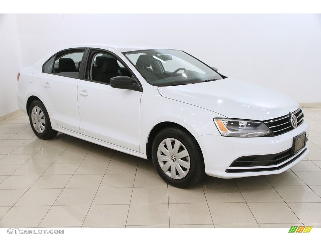 Pure White Volkswagen Jetta