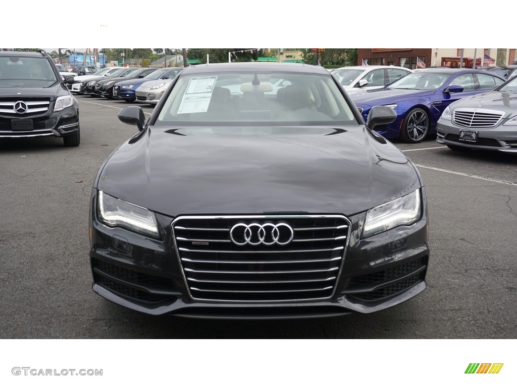 2013 A7 3.0T quattro Prestige - Daytona Gray Pearl Effect / Black photo #8