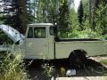 White 1968 Toyota Land Cruiser FJ45 Pickup Truck Exterior