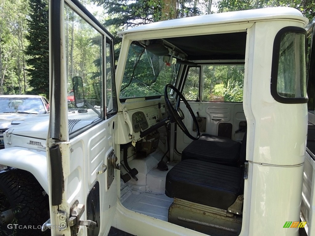 Black Interior 1968 Toyota Land Cruiser FJ45 Pickup Truck Photo #116060902