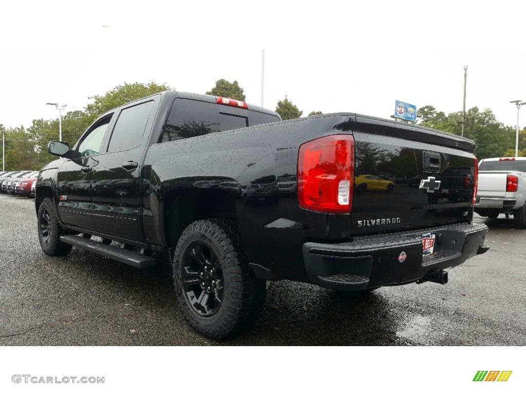 2017 Silverado 1500 LTZ Crew Cab 4x4 - Black / Jet Black photo #4