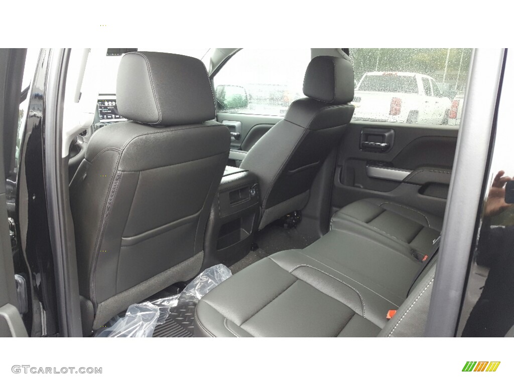 Jet Black Interior 2017 Chevrolet Silverado 1500 LTZ Crew Cab 4x4 Photo #116062237