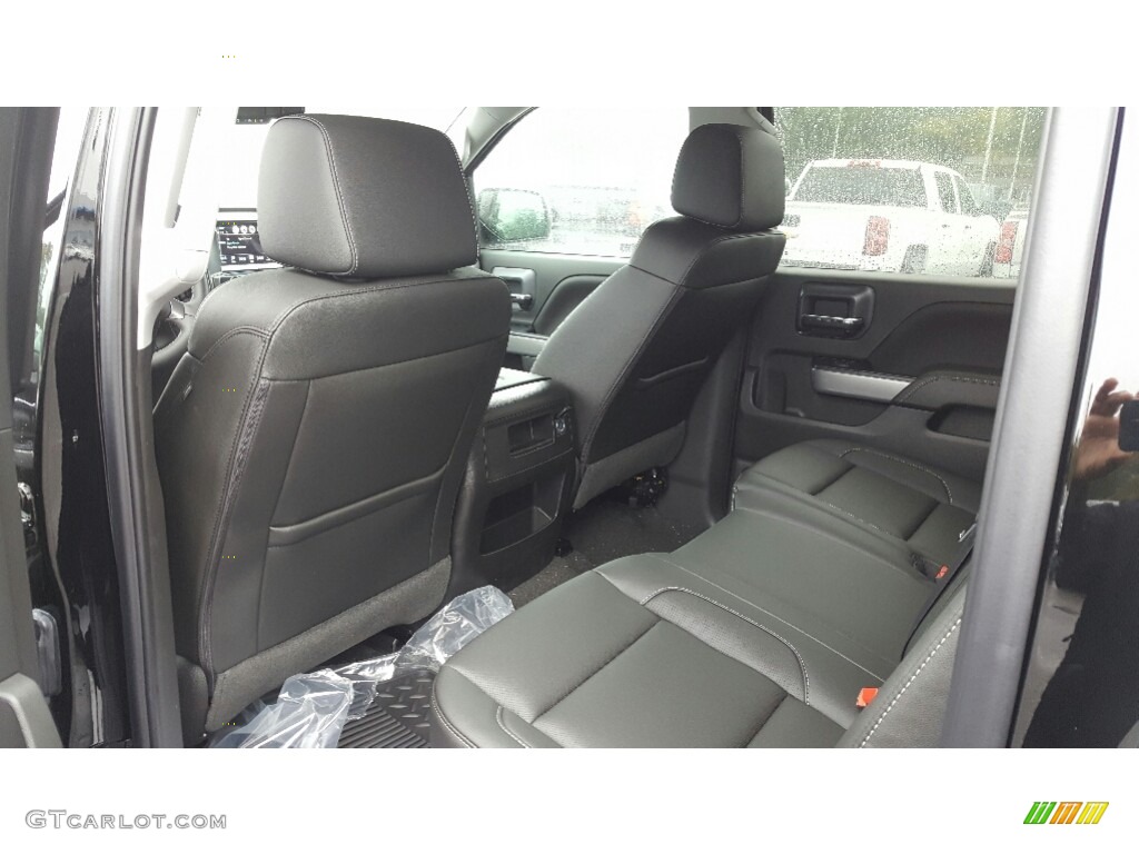 2017 Chevrolet Silverado 1500 LTZ Crew Cab 4x4 Rear Seat Photo #116062237