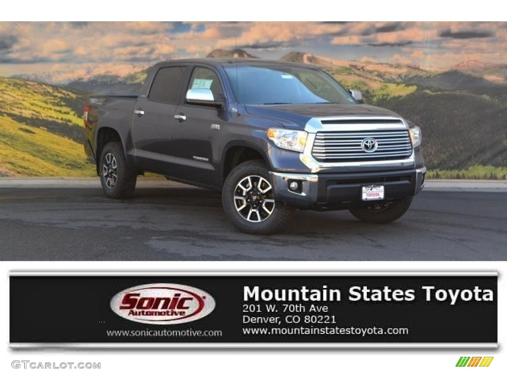 2017 Tundra Limited CrewMax 4x4 - Magnetic Gray Metallic / Black photo #1