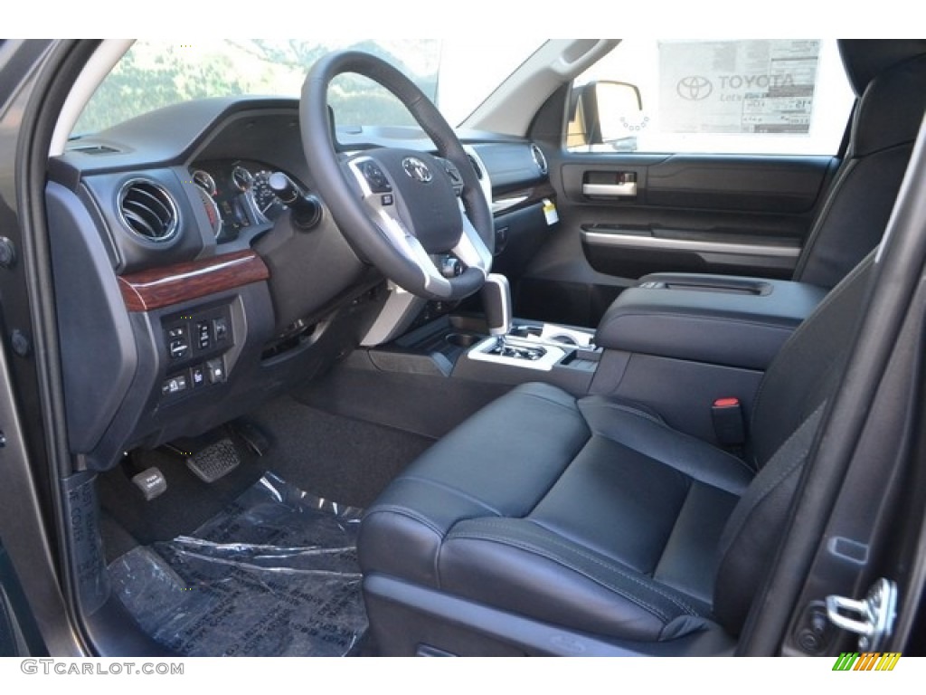 Black Interior 2017 Toyota Tundra Limited CrewMax 4x4 Photo #116064451