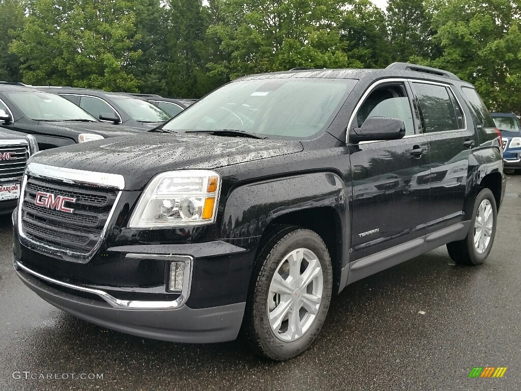 Onyx Black 2017 GMC Terrain SLE Exterior Photo #116064634