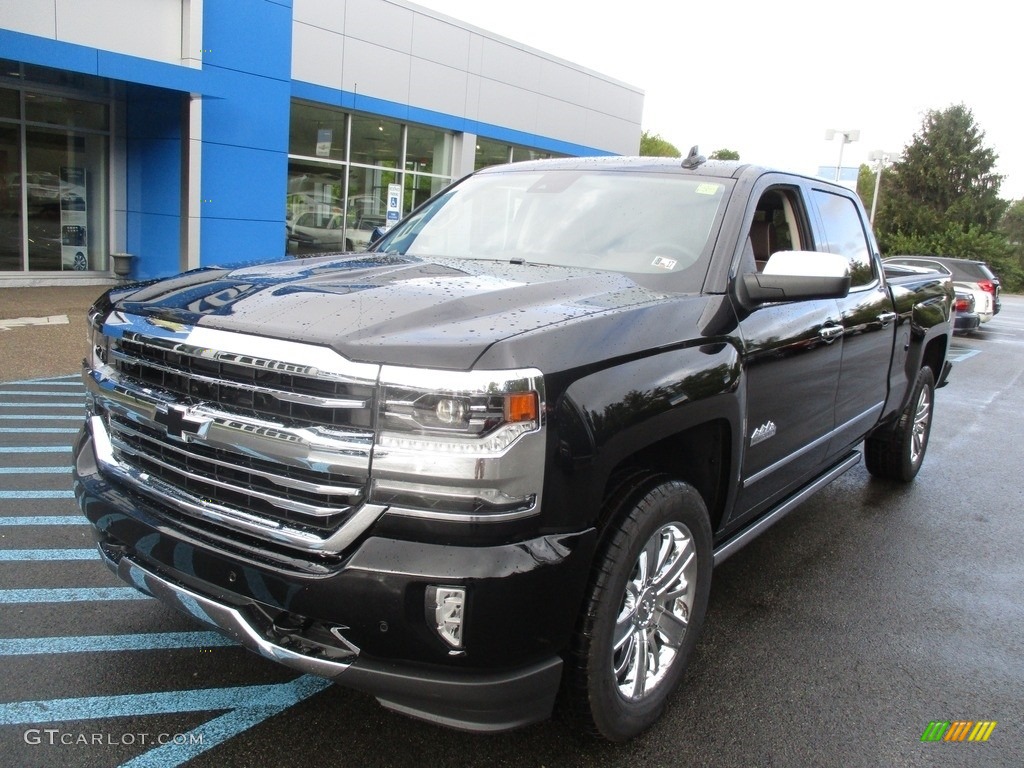 2017 Silverado 1500 High Country Crew Cab 4x4 - Black / High Country Saddle photo #10