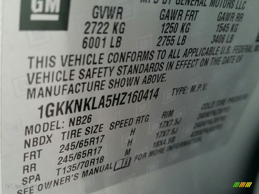 2017 Acadia SLE - Quicksilver Metallic / Jet Black photo #10