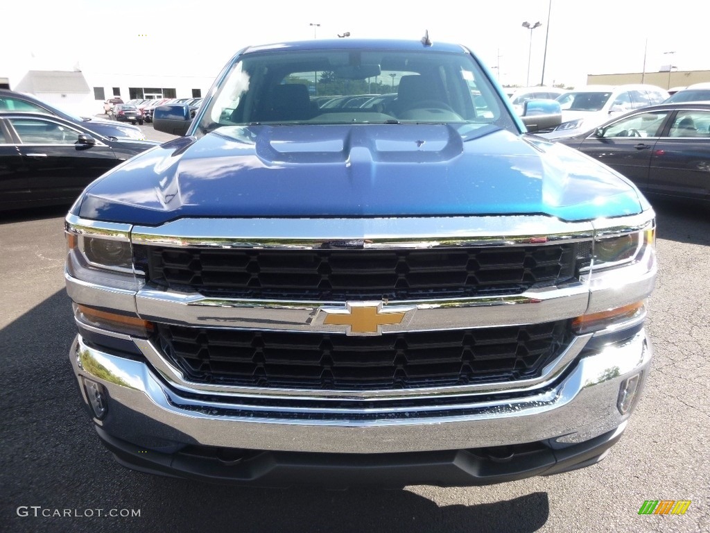 2017 Silverado 1500 LT Crew Cab 4x4 - Deep Ocean Blue Metallic / Jet Black photo #2