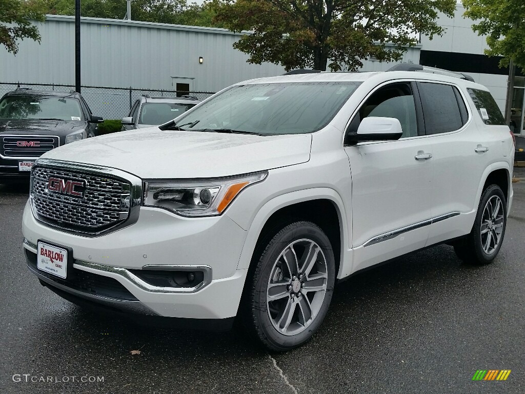 White Frost Tricoat GMC Acadia