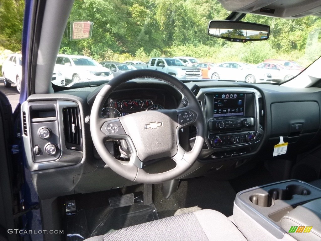 2017 Silverado 1500 LT Crew Cab 4x4 - Deep Ocean Blue Metallic / Jet Black photo #12