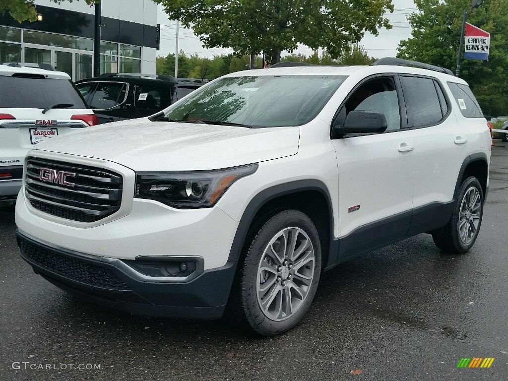 2017 Acadia All Terrain SLT AWD - White Frost Tricoat / Jet Black/Kalahari photo #1