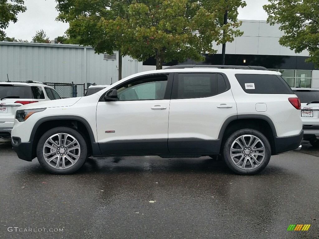 White Frost Tricoat 2017 GMC Acadia All Terrain SLT AWD Exterior Photo #116067043