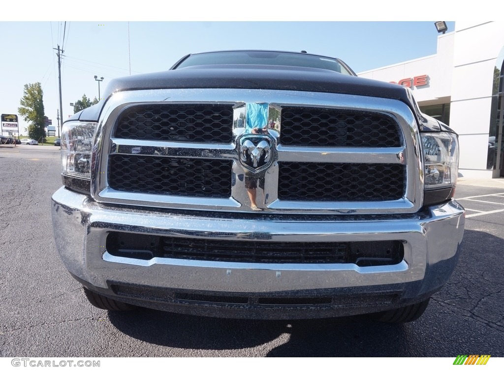 2017 2500 Tradesman Crew Cab 4x4 - Brilliant Black Crystal Pearl / Black/Diesel Gray photo #2