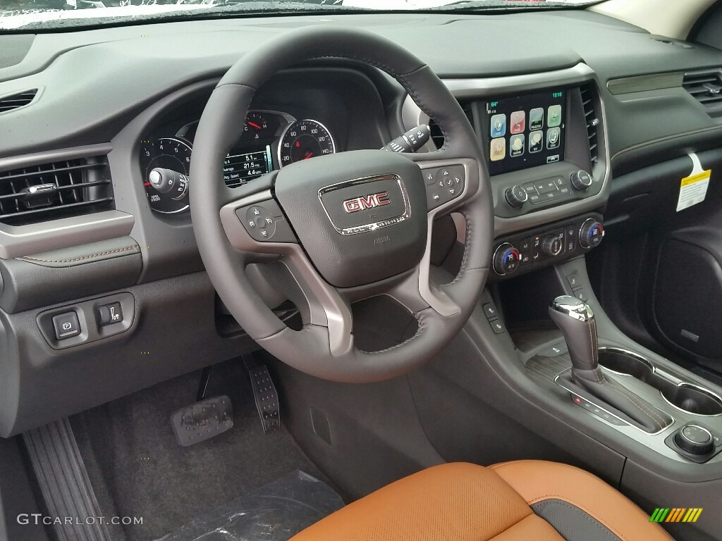 2017 GMC Acadia All Terrain SLT AWD Jet Black/Kalahari Dashboard Photo #116067148