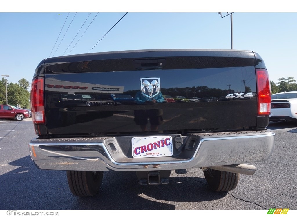 2017 2500 Tradesman Crew Cab 4x4 - Brilliant Black Crystal Pearl / Black/Diesel Gray photo #6
