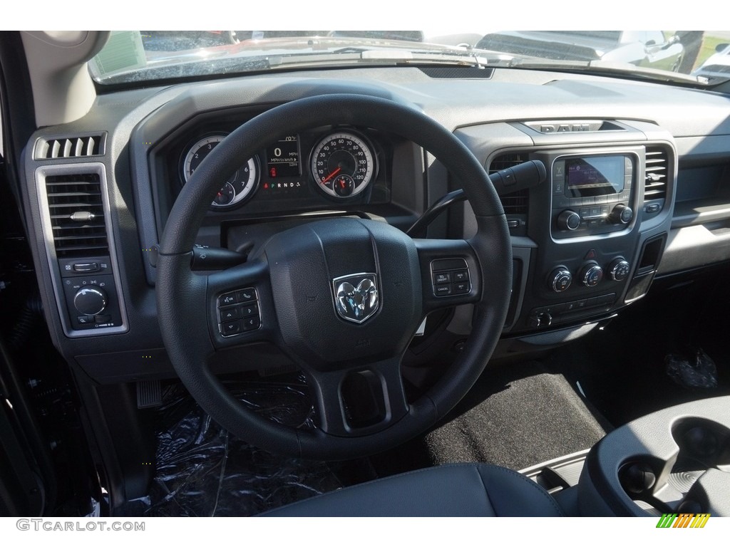 2017 2500 Tradesman Crew Cab 4x4 - Brilliant Black Crystal Pearl / Black/Diesel Gray photo #10