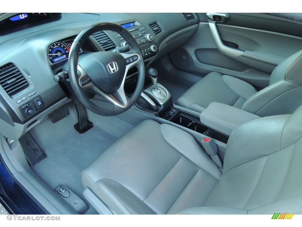 Gray Interior 2009 Honda Civic EX-L Coupe Photo #116068294