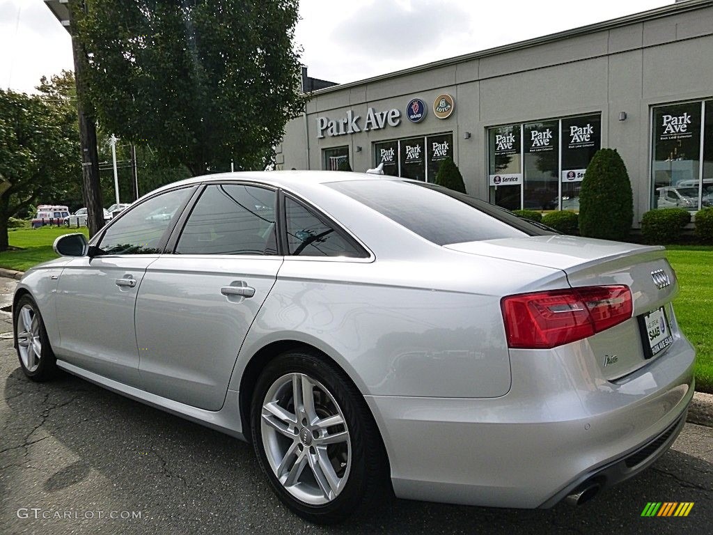 2012 A6 3.0T quattro Sedan - Ice Silver Metallic / Black photo #3