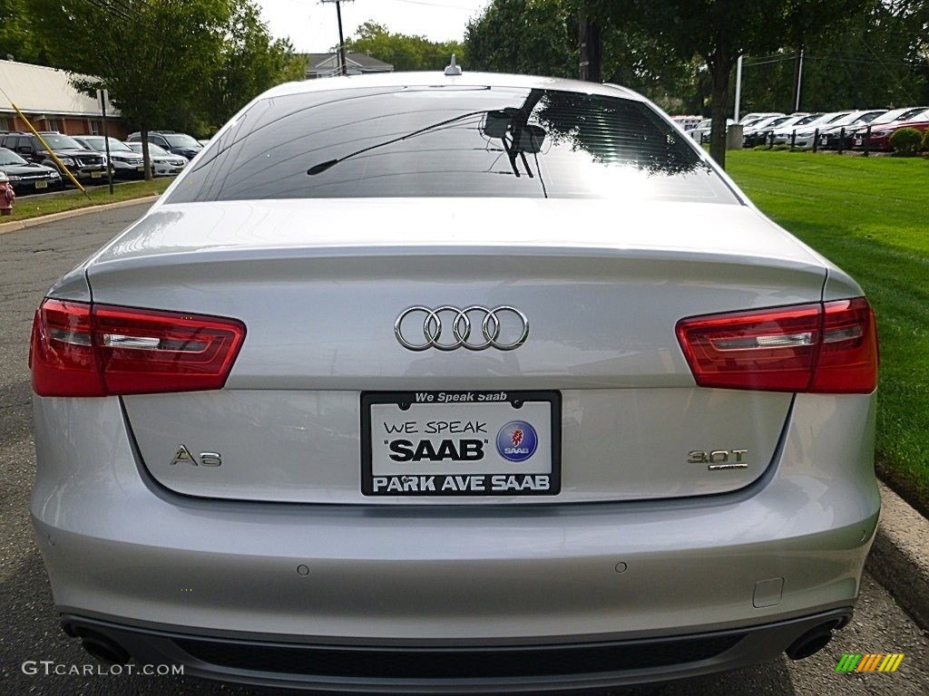 2012 A6 3.0T quattro Sedan - Ice Silver Metallic / Black photo #4