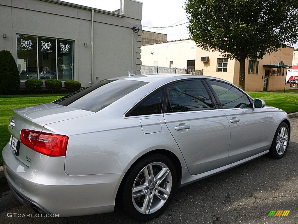 2012 A6 3.0T quattro Sedan - Ice Silver Metallic / Black photo #5