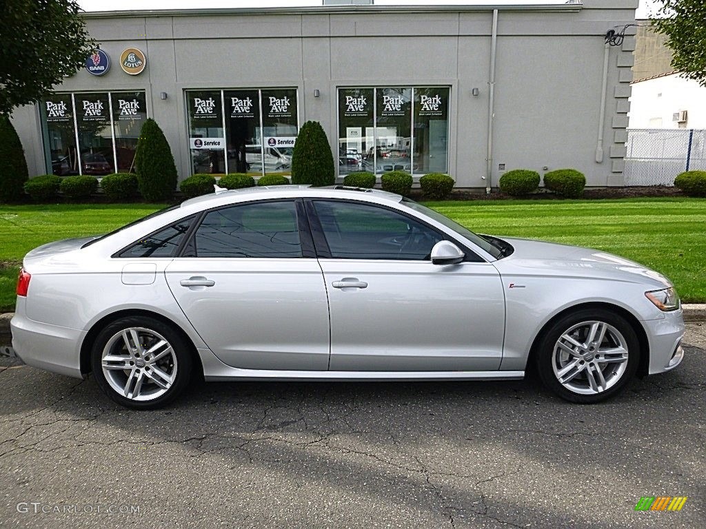 2012 A6 3.0T quattro Sedan - Ice Silver Metallic / Black photo #6