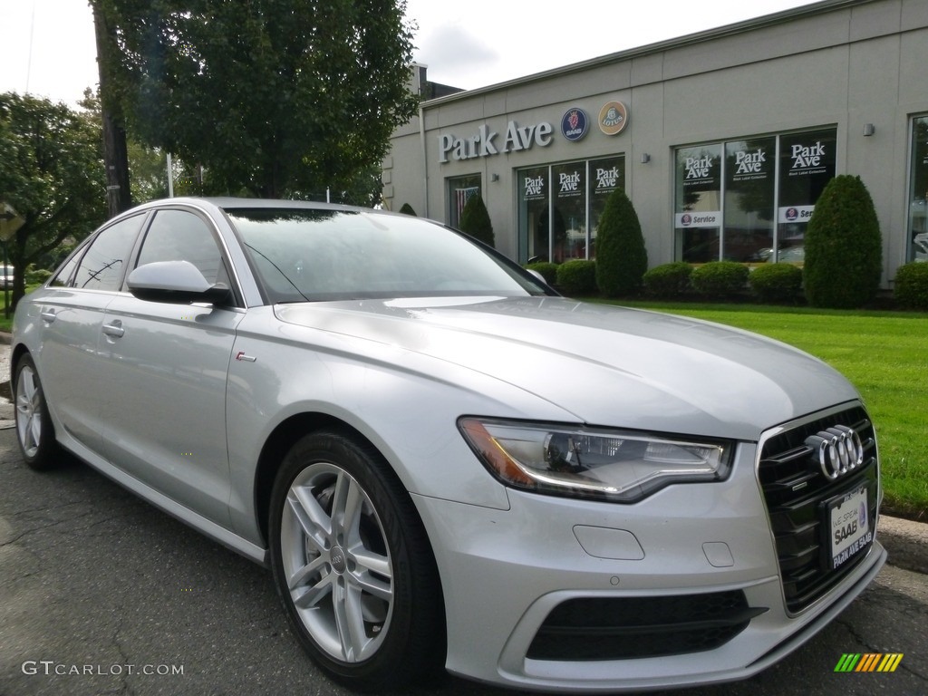 2012 A6 3.0T quattro Sedan - Ice Silver Metallic / Black photo #7