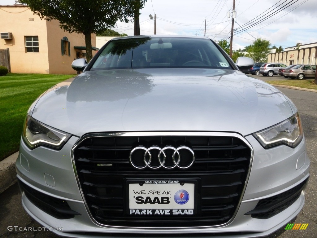 2012 A6 3.0T quattro Sedan - Ice Silver Metallic / Black photo #8