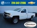 2017 Summit White Chevrolet Silverado 1500 WT Regular Cab 4x4  photo #1